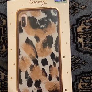 Casery iPhone XS Max case- leopard pattern